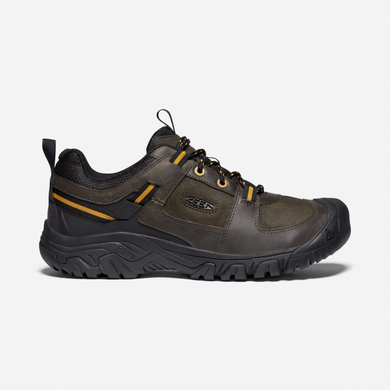 Keen Targhee III Casual Shoes - Men's Black Olive Gold Footwear